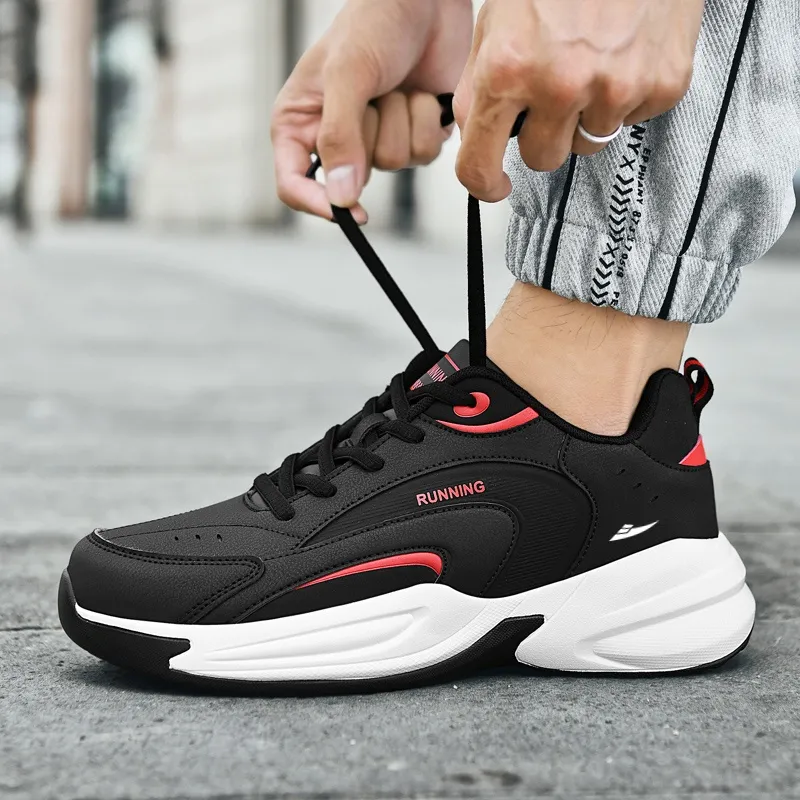 Kuding Cushioned Anti-Slip Wear-Resistant Water-Resistant Moisture-Wicking Lightweight Breathable Running Shoes Men's-5