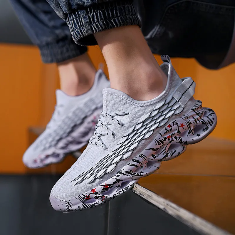 Kuding Cushioning Breathable Coverage Lightweight Height Increasing Casual Shoes Men's-7
