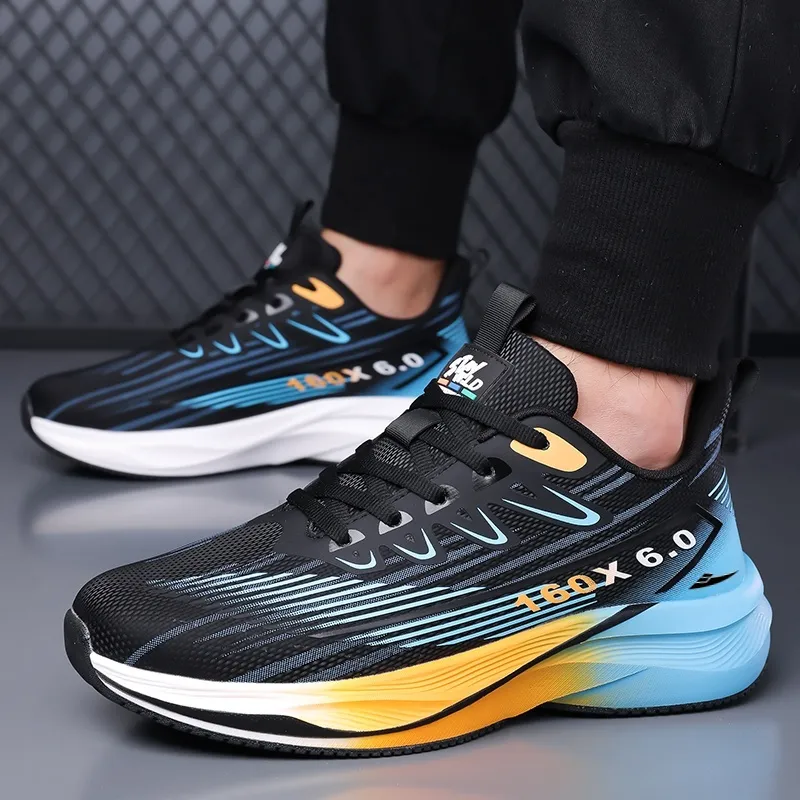 Kuding Running Shoes Men Low Top White Fleece Lined Black Fleece Lined Black White-5