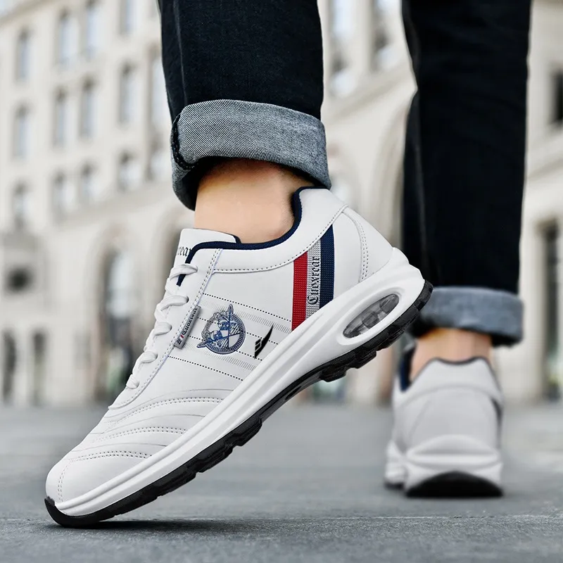 Kuding Cushioned Anti Slip Wear Resistant Waterproof Breathable Lightweight Casual Shoes Men's-3