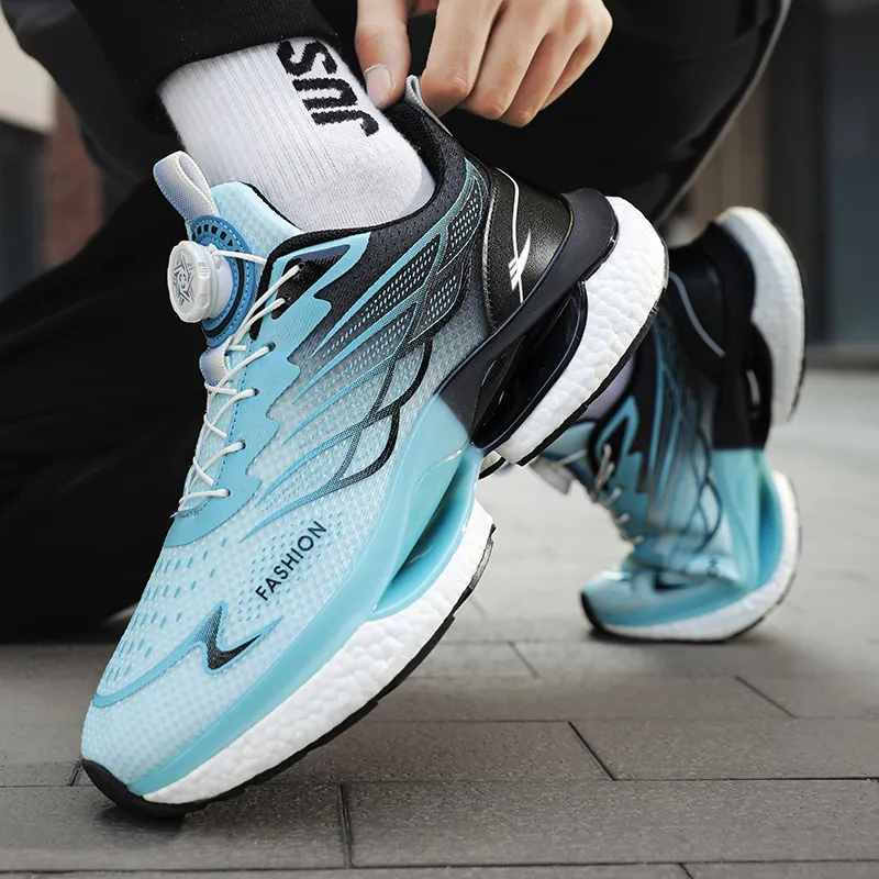 Kuding Cushioning Anti-Slip Wear-Resistant Breathable Lightweight Rebound Running Shoes Men's-3
