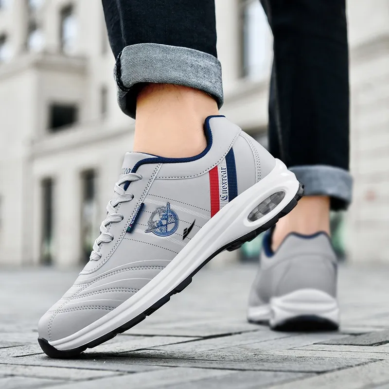 Kuding Cushioned Anti Slip Wear Resistant Waterproof Breathable Lightweight Casual Shoes Men's-6
