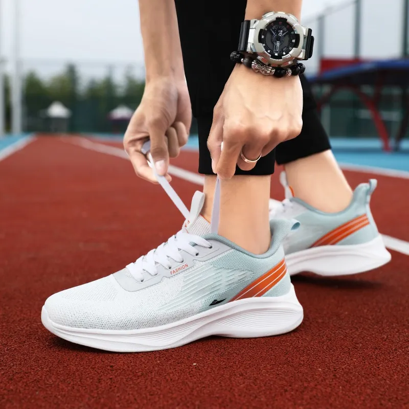 Kuding Cushioned Anti Slip Wear Resistant Breathable Lightweight Running Shoes Men's-2