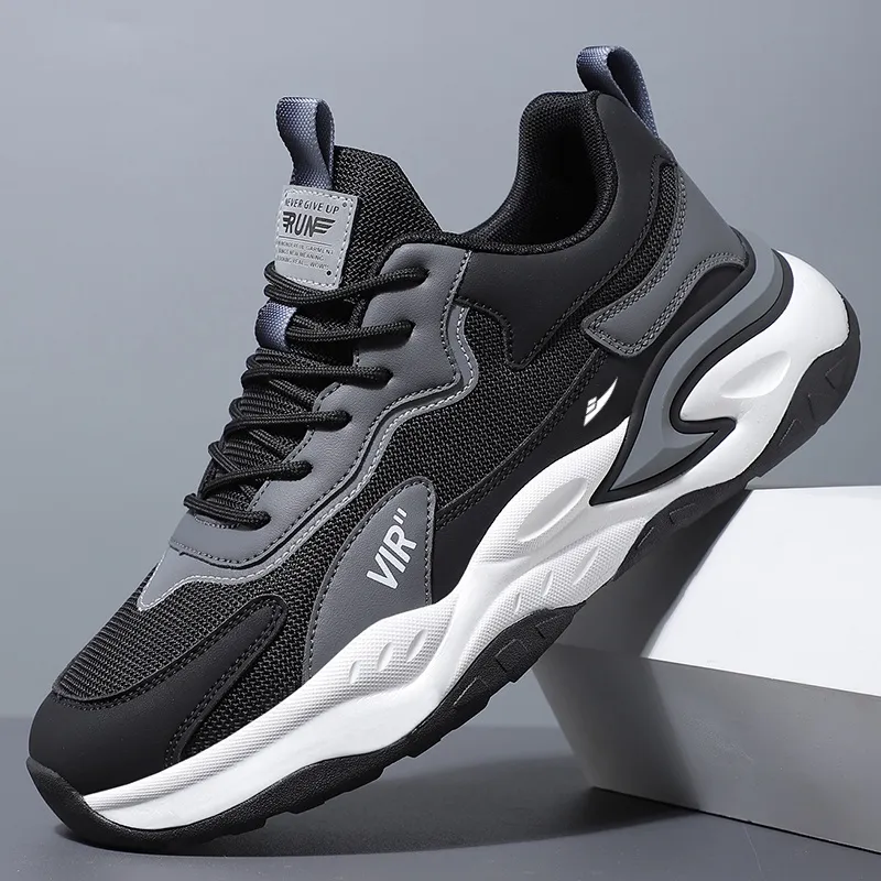 Kuding Cushioning Anti Slip Wear Resistant Breathable Lightweight Rebound Running Shoes Men's-5