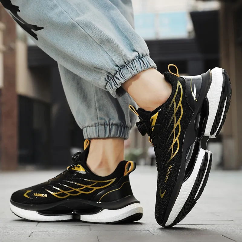 Kuding Cushioning Anti-Slip Wear-Resistant Breathable Lightweight Rebound Running Shoes Men's-7