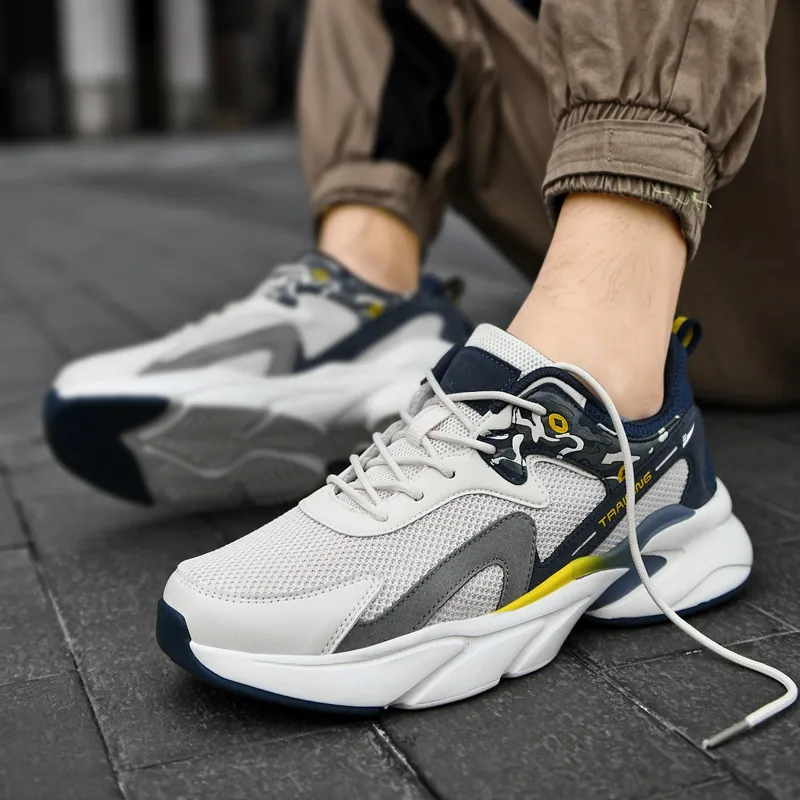 Kuding Cushioned Anti-Slip Wear-Resistant Breathable Lightweight Running Shoes Men's-6