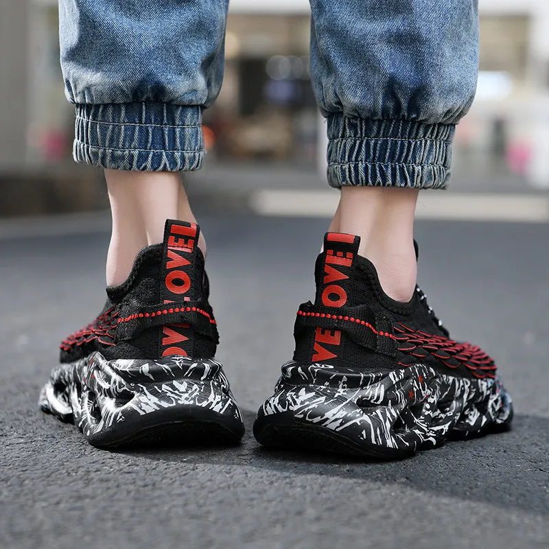 Kuding Cushioning Breathable Coverage Lightweight Height Increasing Casual Shoes Men's-14