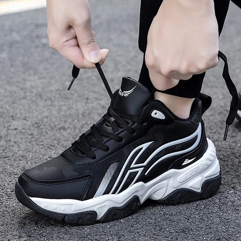 Kuding Anti-Slip And Wear-Resistant Warm Low-Top Running Shoes Men's-17