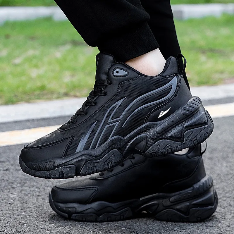 Kuding Anti-Slip And Wear-Resistant Warm Low-Top Running Shoes Men's-14