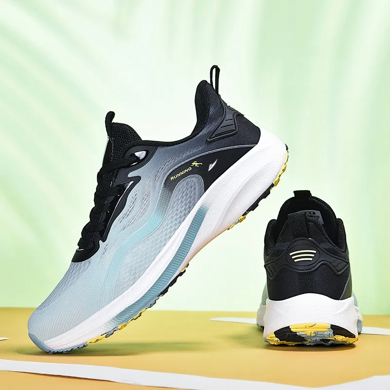 Kuding Cushioning Breathable Coverage Lightweight Rebound Running Shoes Men's-1