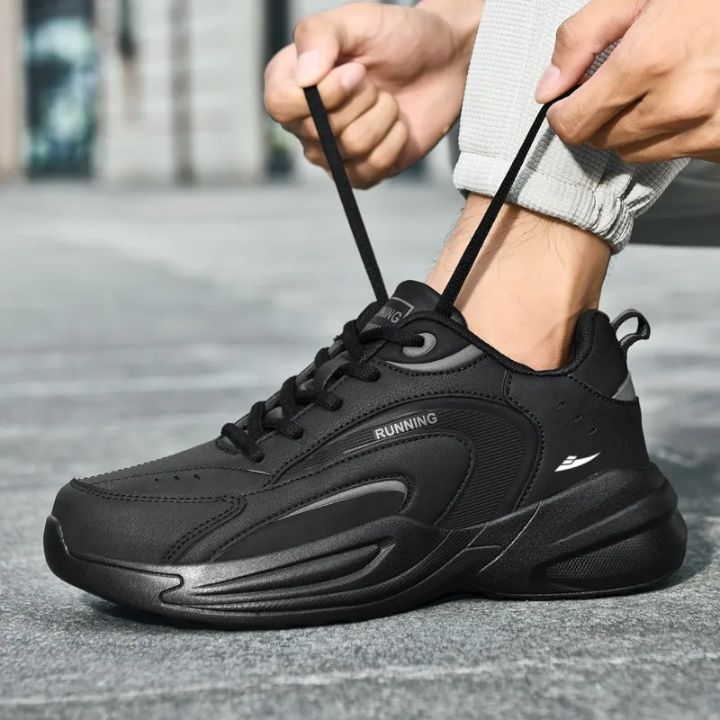 Kuding Cushioned Anti-Slip Wear-Resistant Water-Resistant Moisture-Wicking Lightweight Breathable Running Shoes Men's-13
