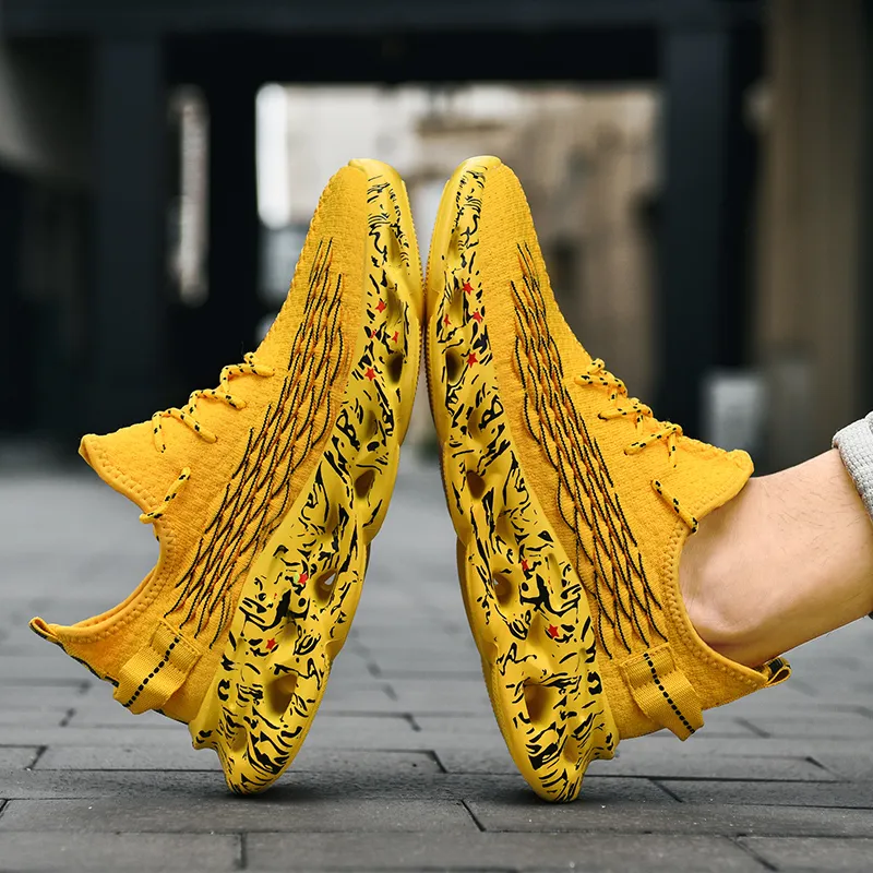 Kuding Cushioning Breathable Coverage Lightweight Height Increasing Casual Shoes Men's-28
