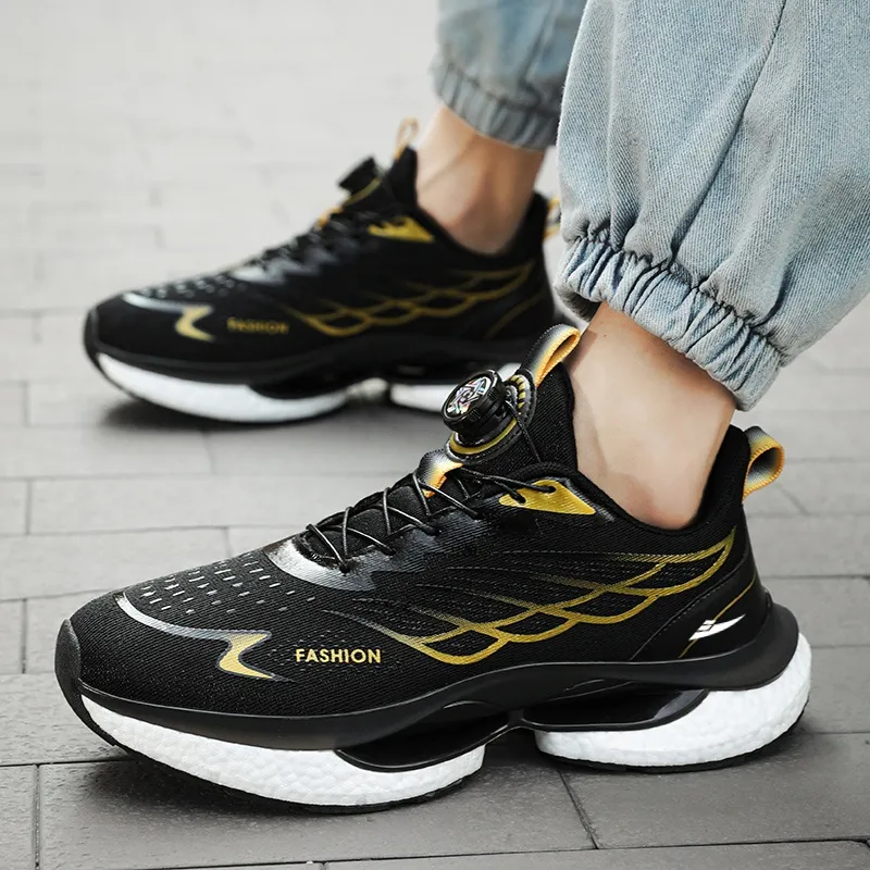 Kuding Cushioning Anti-Slip Wear-Resistant Breathable Lightweight Rebound Running Shoes Men's-5