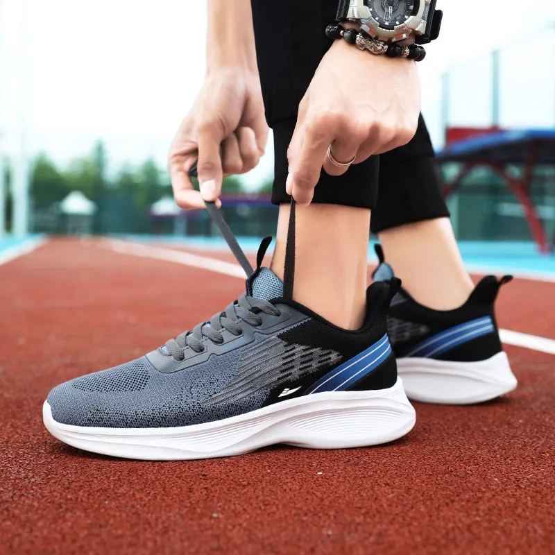 Kuding Cushioned Anti Slip Wear Resistant Breathable Lightweight Running Shoes Men's-10