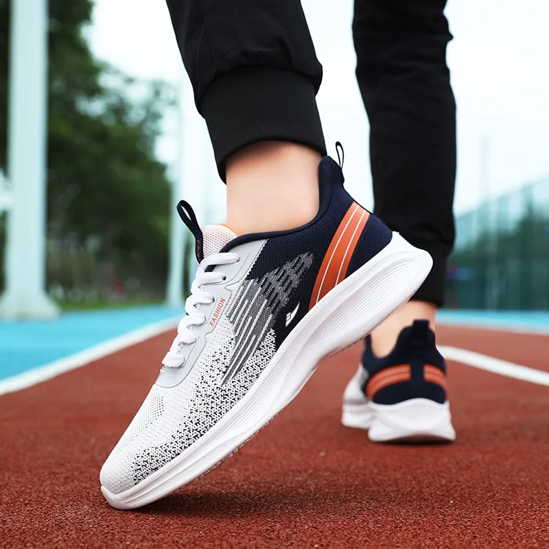 Kuding Cushioned Anti Slip Wear Resistant Breathable Lightweight Running Shoes Men's-7