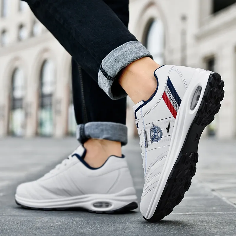 Kuding Cushioned Anti Slip Wear Resistant Waterproof Breathable Lightweight Casual Shoes Men's-1