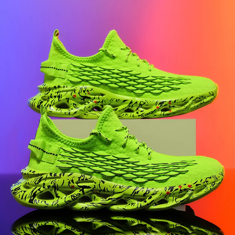 Kuding Cushioning Breathable Coverage Lightweight Height Increasing Casual Shoes Men's-21