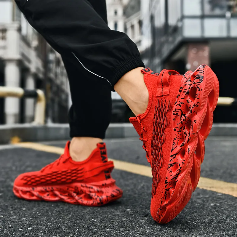 Kuding Cushioning Breathable Coverage Lightweight Height Increasing Casual Shoes Men's-3