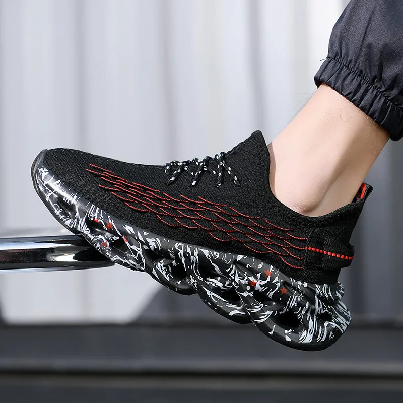 Kuding Cushioning Breathable Coverage Lightweight Height Increasing Casual Shoes Men's-12