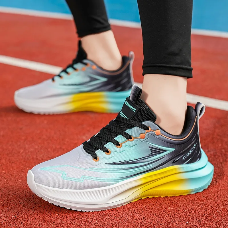 Kuding Anti-Slip And Wear-Resistant Breathable Low-Top Running Shoes Men's-5