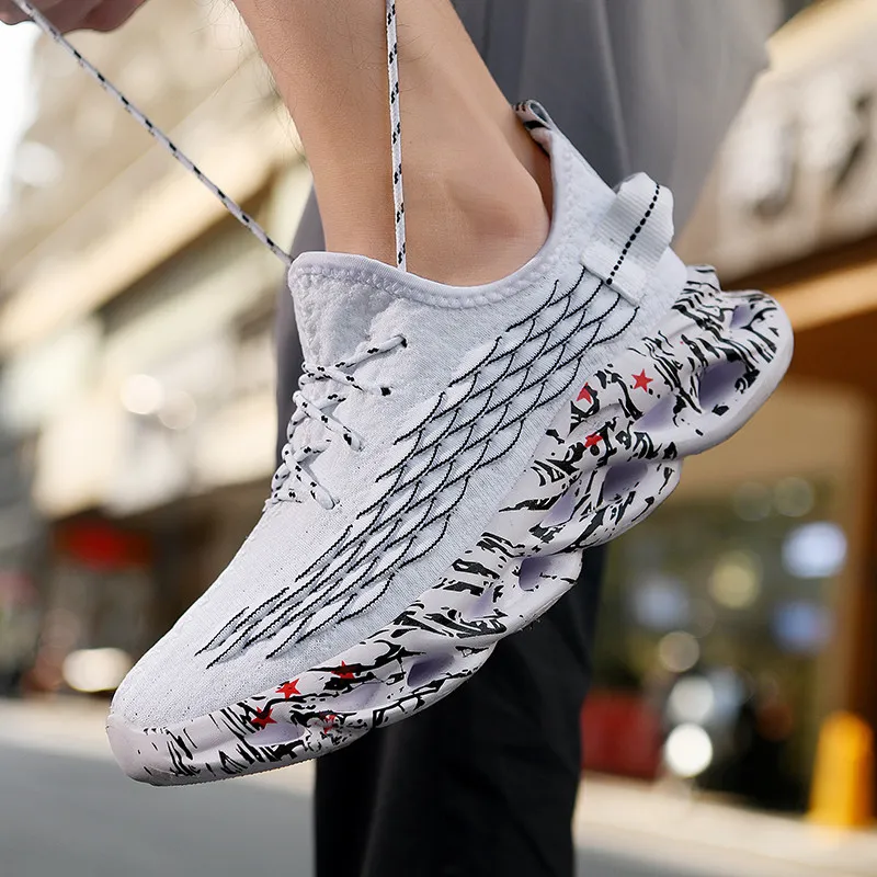 Kuding Cushioning Breathable Coverage Lightweight Height Increasing Casual Shoes Men's-8