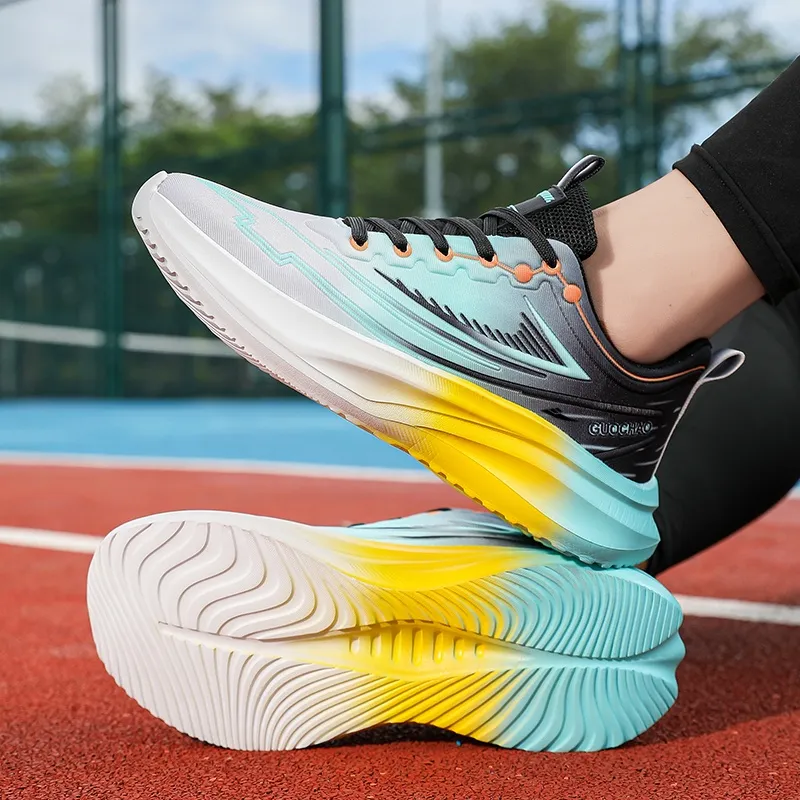Kuding Anti-Slip And Wear-Resistant Breathable Low-Top Running Shoes Men's-7