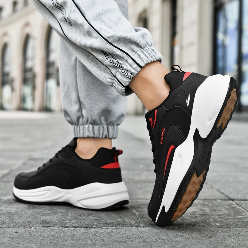 Kuding Cushioned Anti-Slip Wear-Resistant Water-Resistant Moisture-Wicking Lightweight Breathable Running Shoes Men's-6