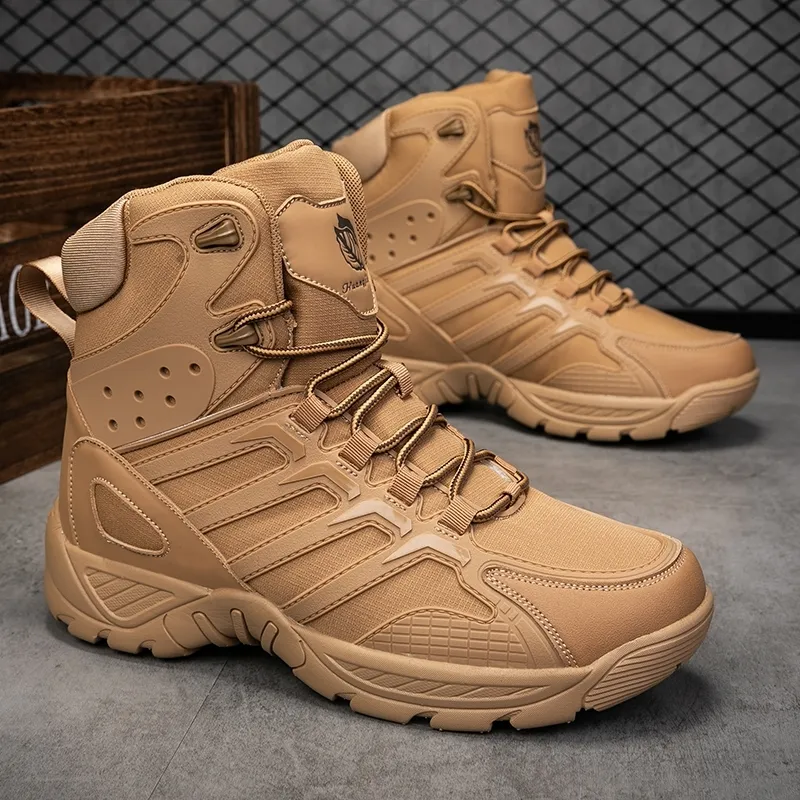Kuding Warm Wear-Resistant Slip-Resistant Outdoor Boots Men's-6