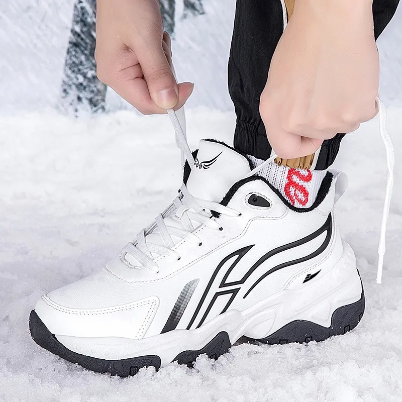 Kuding Anti-Slip And Wear-Resistant Warm Low-Top Running Shoes Men's-9