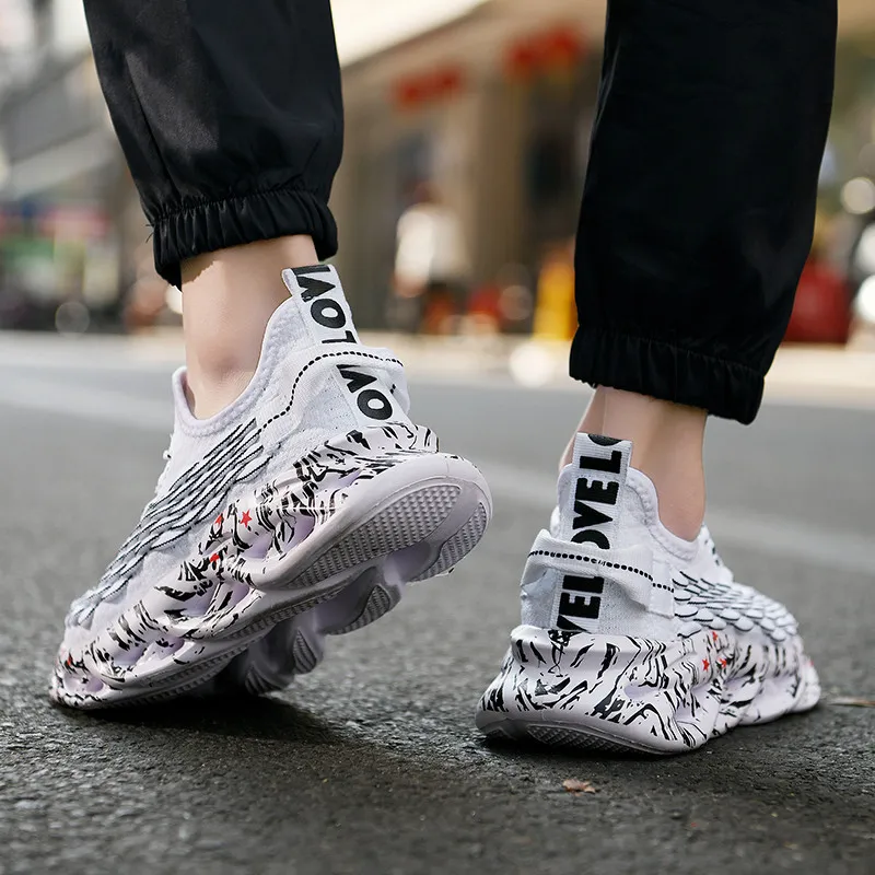 Kuding Cushioning Breathable Coverage Lightweight Height Increasing Casual Shoes Men's-9
