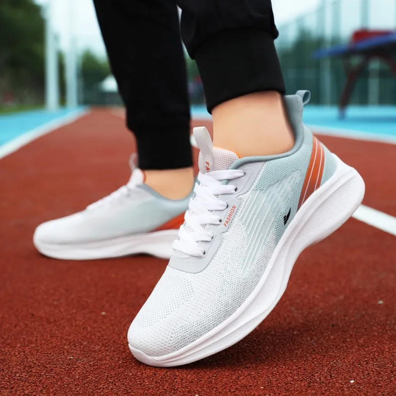 Kuding Cushioned Anti Slip Wear Resistant Breathable Lightweight Running Shoes Men's-1