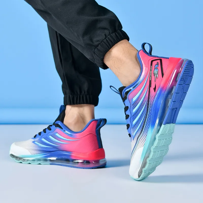 Kuding Cushioning Anti-Slip Wear-Resistant Breathable Moisture-Wicking Running Shoes Men's-2