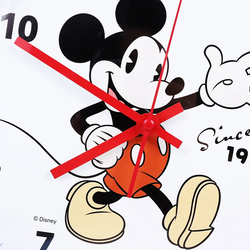 Disney Sweeping Seconds Movement Alarm Clock Unisex White-3
