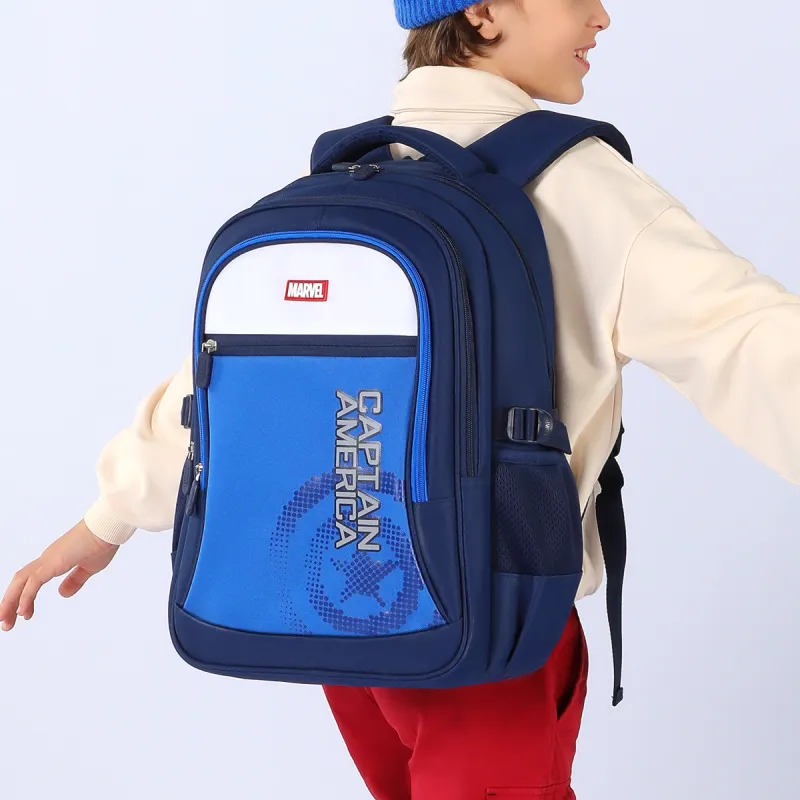 Disney Marvel Series Polyester Backpack Tubas Men's Blue/Green-6