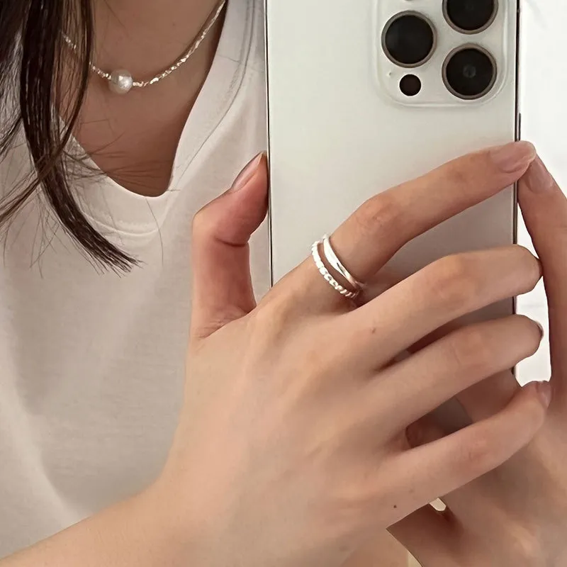OLLBERNI 925 Sterling Silver Rings Women's-2