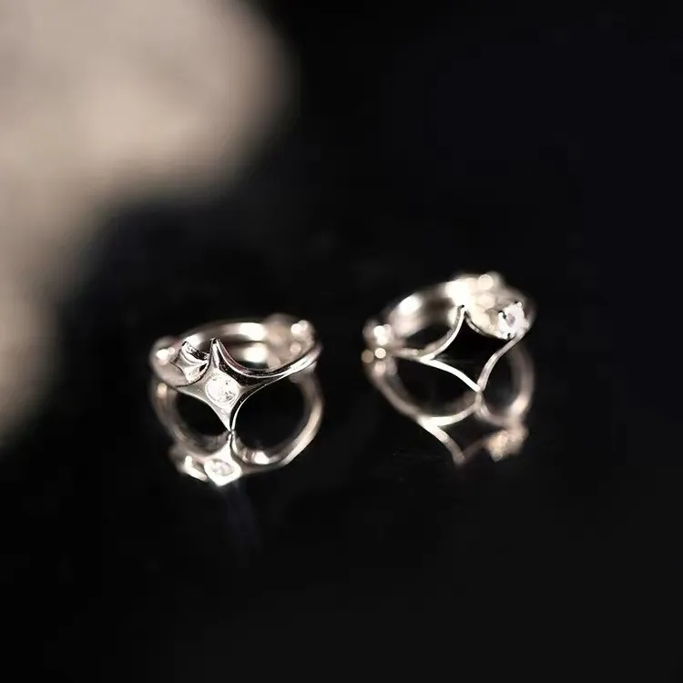 OLLBERNI 925 Sterling Silver Earrings Women's-2