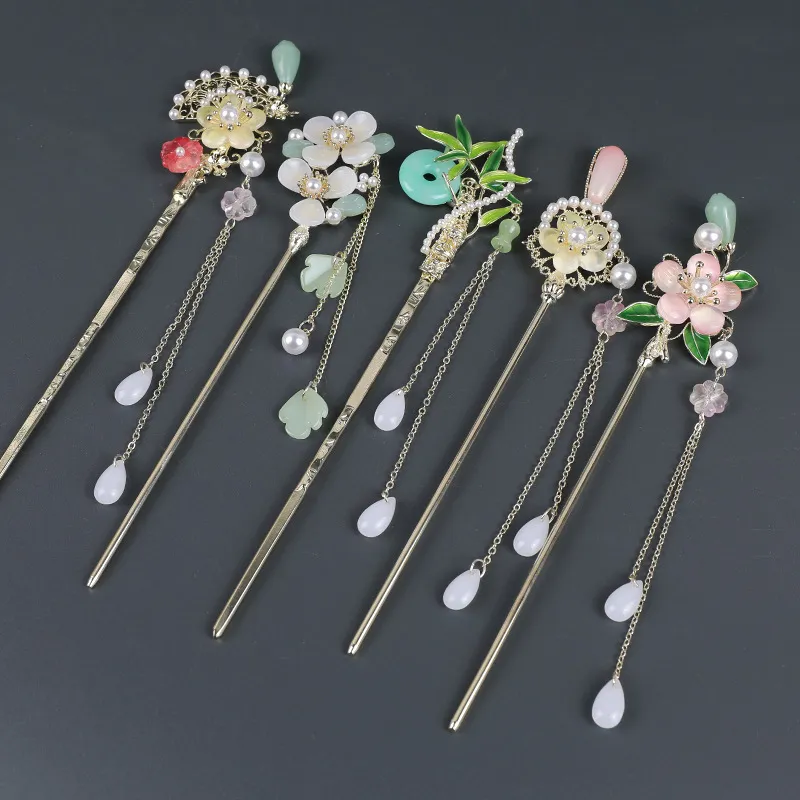 OLLBERNI Zinc Alloy Hairpins Women's-2