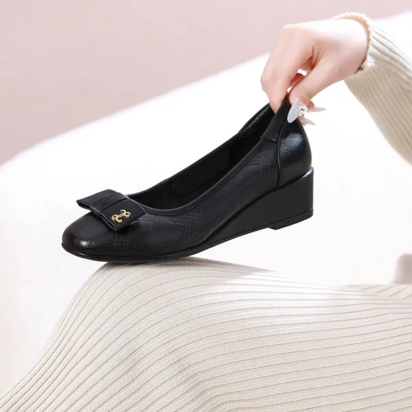 LESELE Chunky Heel High Heels 4cm Women's-8