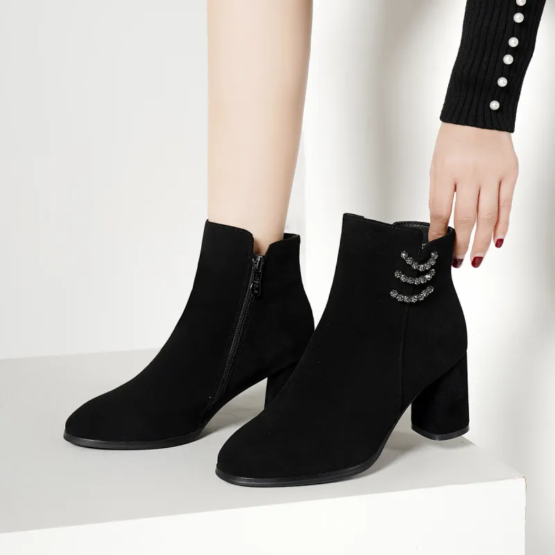 LESELE Ankle Boots Women's Black-6