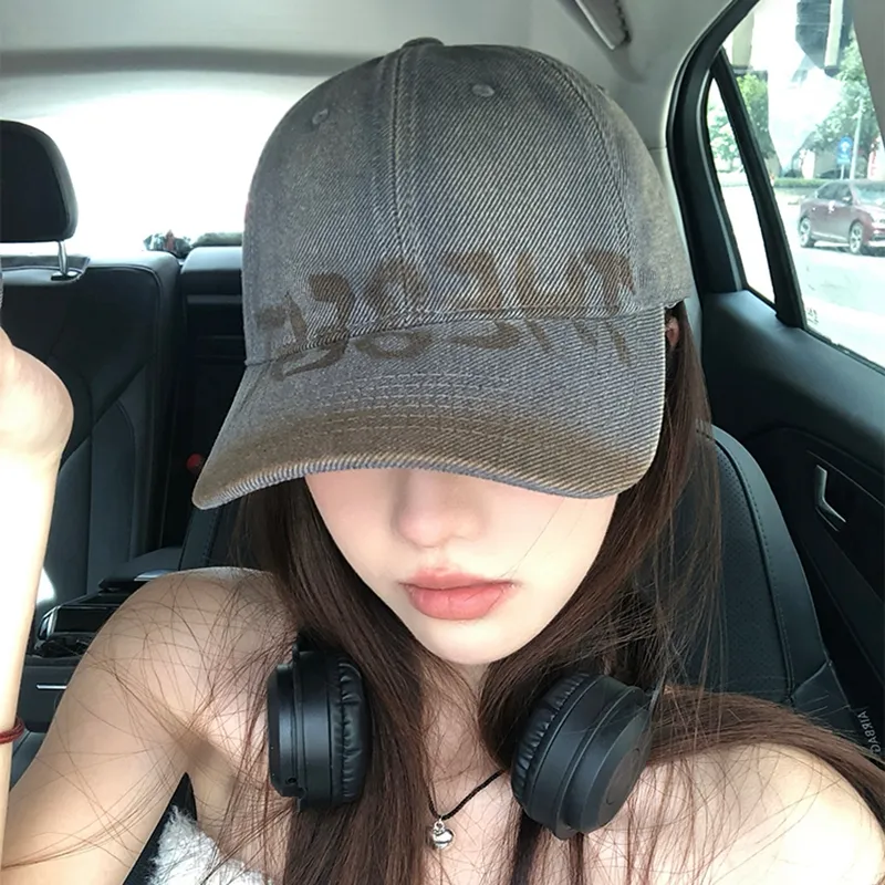 Cranta Komeia Denim Baseball Caps Women's-3