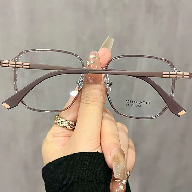 Cranta Komeia Titanium TR90 Square Sunglasses Women's-5