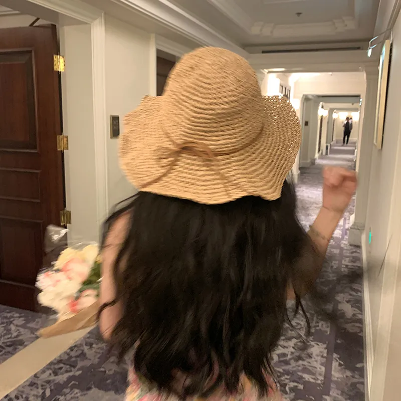 Cranta Komeia Straw Woven Sun Protection Hats Women's-3