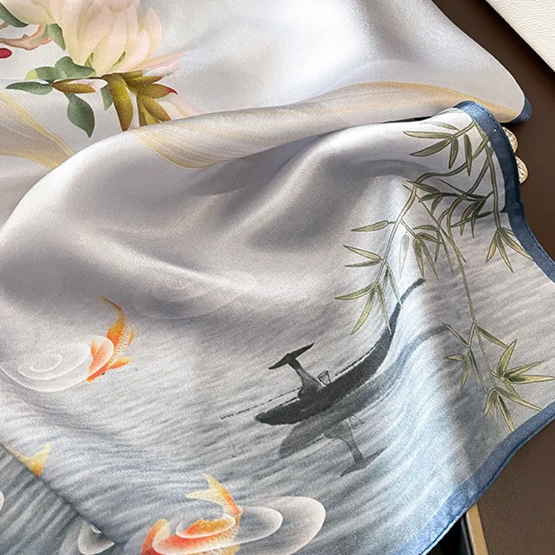 Cranta Komeia Silk Scarves Women's-3