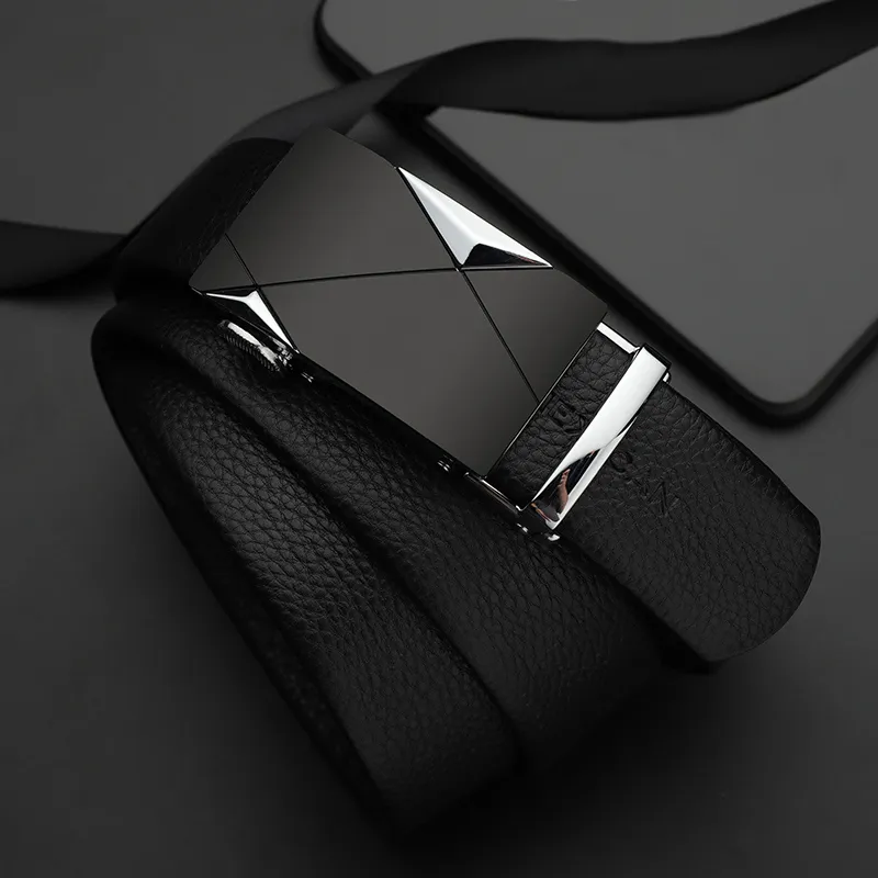 Cranta Komeia Cow Leather Belts Men's 3cm-1