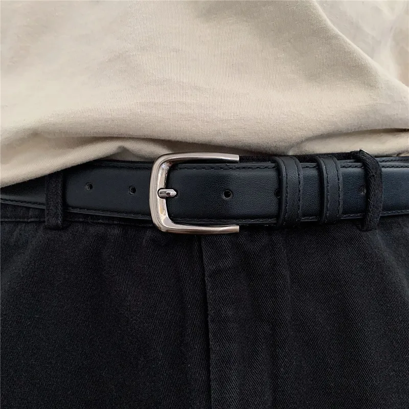 Cranta Komeia Cow Split Leather Belts Unisex 2.7cm-2