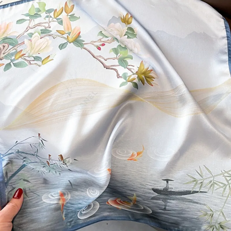 Cranta Komeia Silk Scarves Women's-4