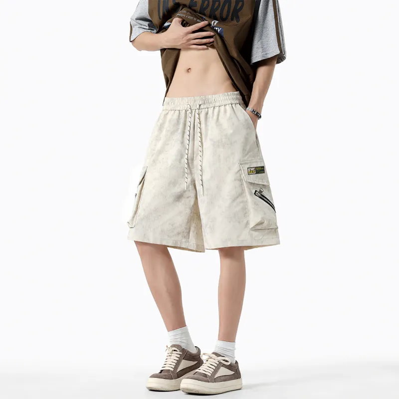 Yiwen Cargo Shorts Unisex-16