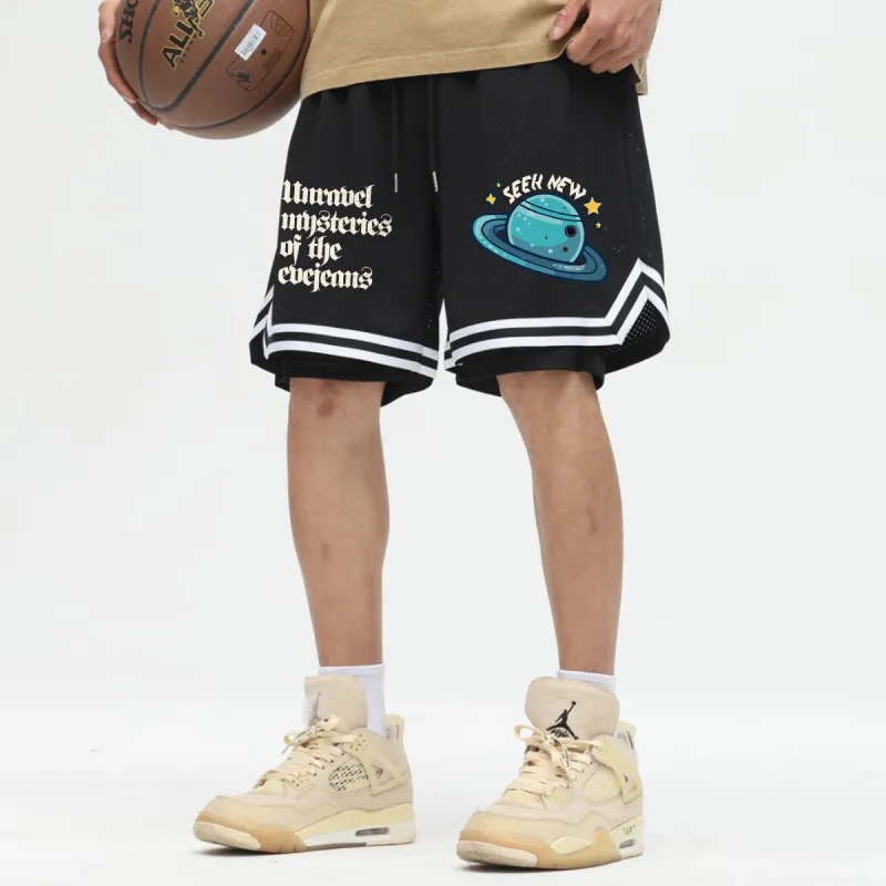 Yiwen Basketball Shorts Unisex-2