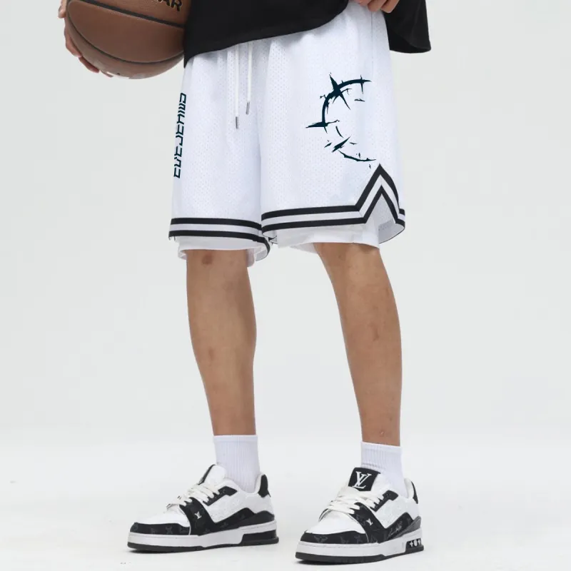 Yiwen Basketball Shorts Unisex-9