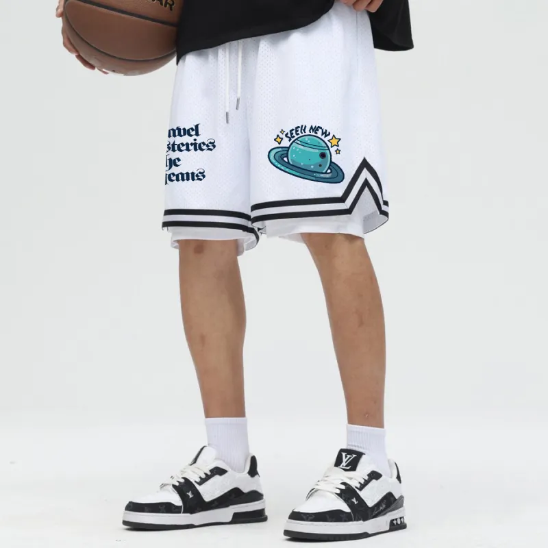 Yiwen Basketball Shorts Unisex-9